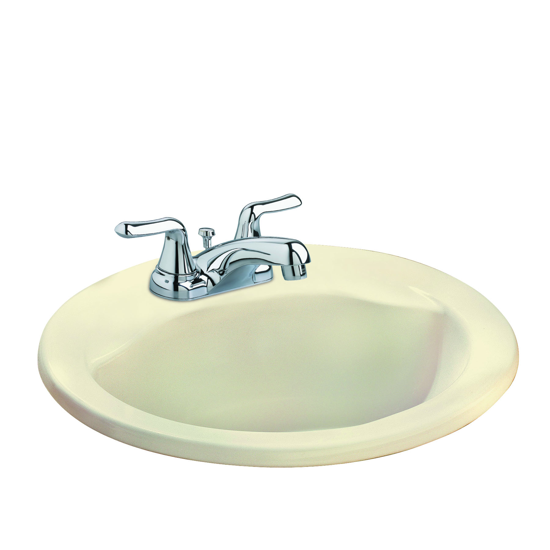 Cadet Oval Countertop Sink 4-Inch Centers with EverClean
